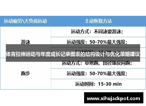 体育拉伸运动与年度成长记录图表的结构设计与优化策略建议